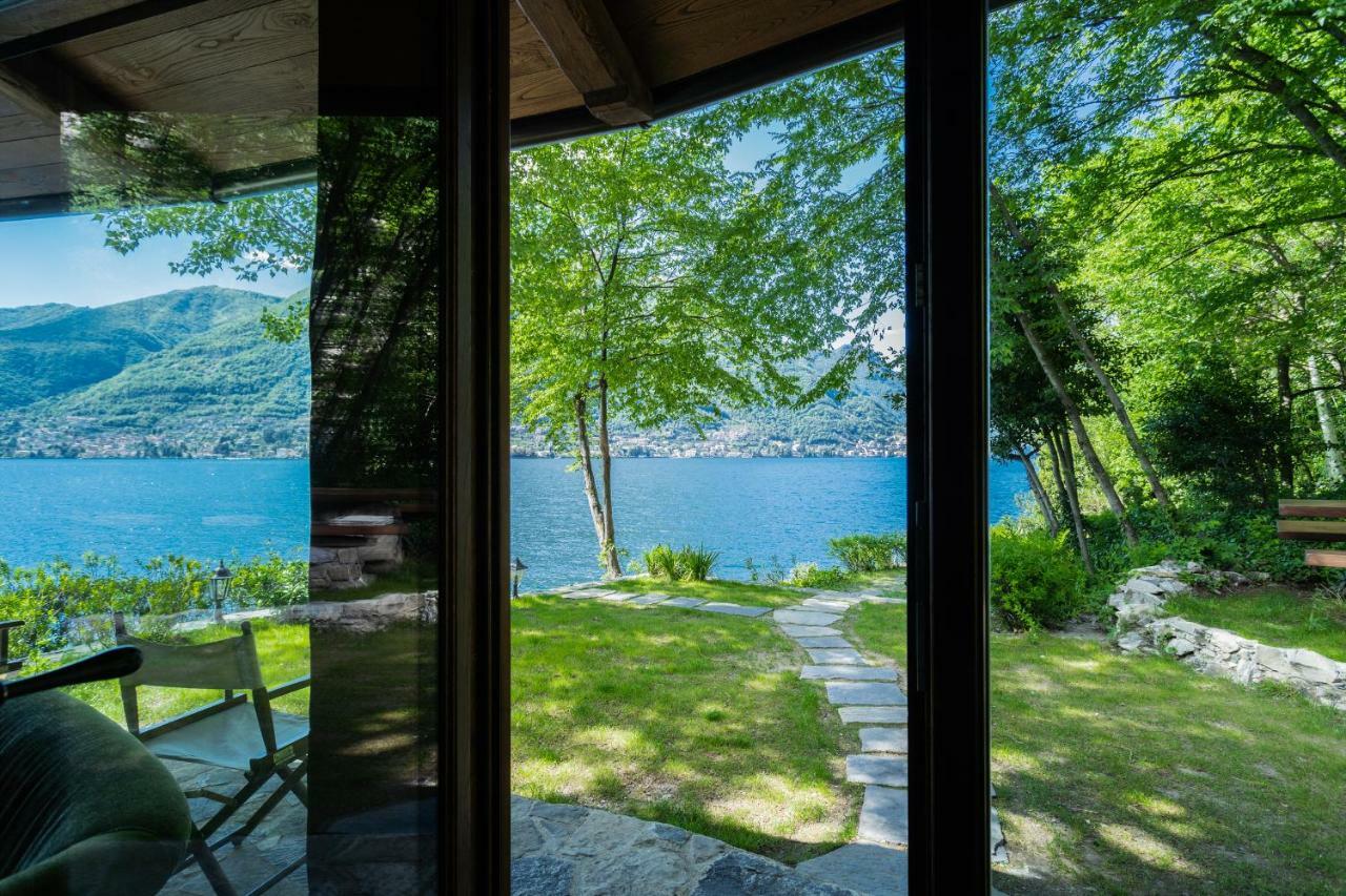 The Writer'S Nest Waterfront Villa By Rent All Como Faggeto Lario Exterior foto