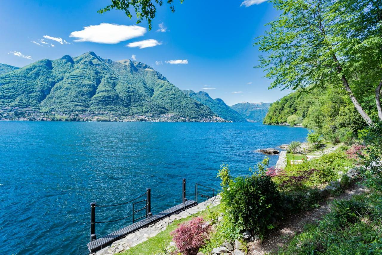 The Writer'S Nest Waterfront Villa By Rent All Como Faggeto Lario Exterior foto